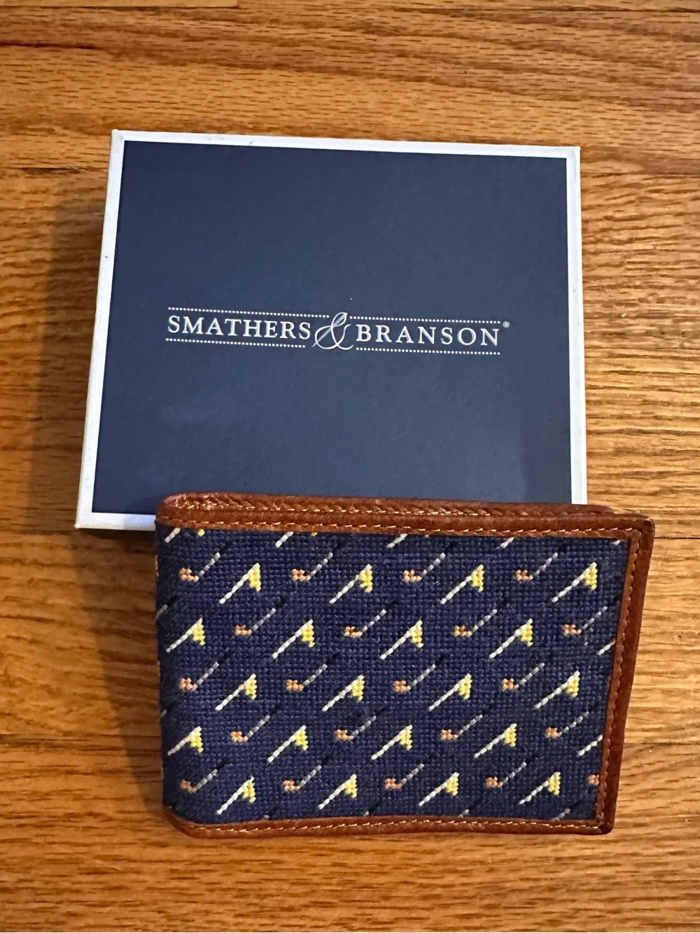 NEW Smathers & Branson Needlepoint Wallet